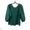 Top Long Sleeve By Crown And Ivy In Green, Size: M