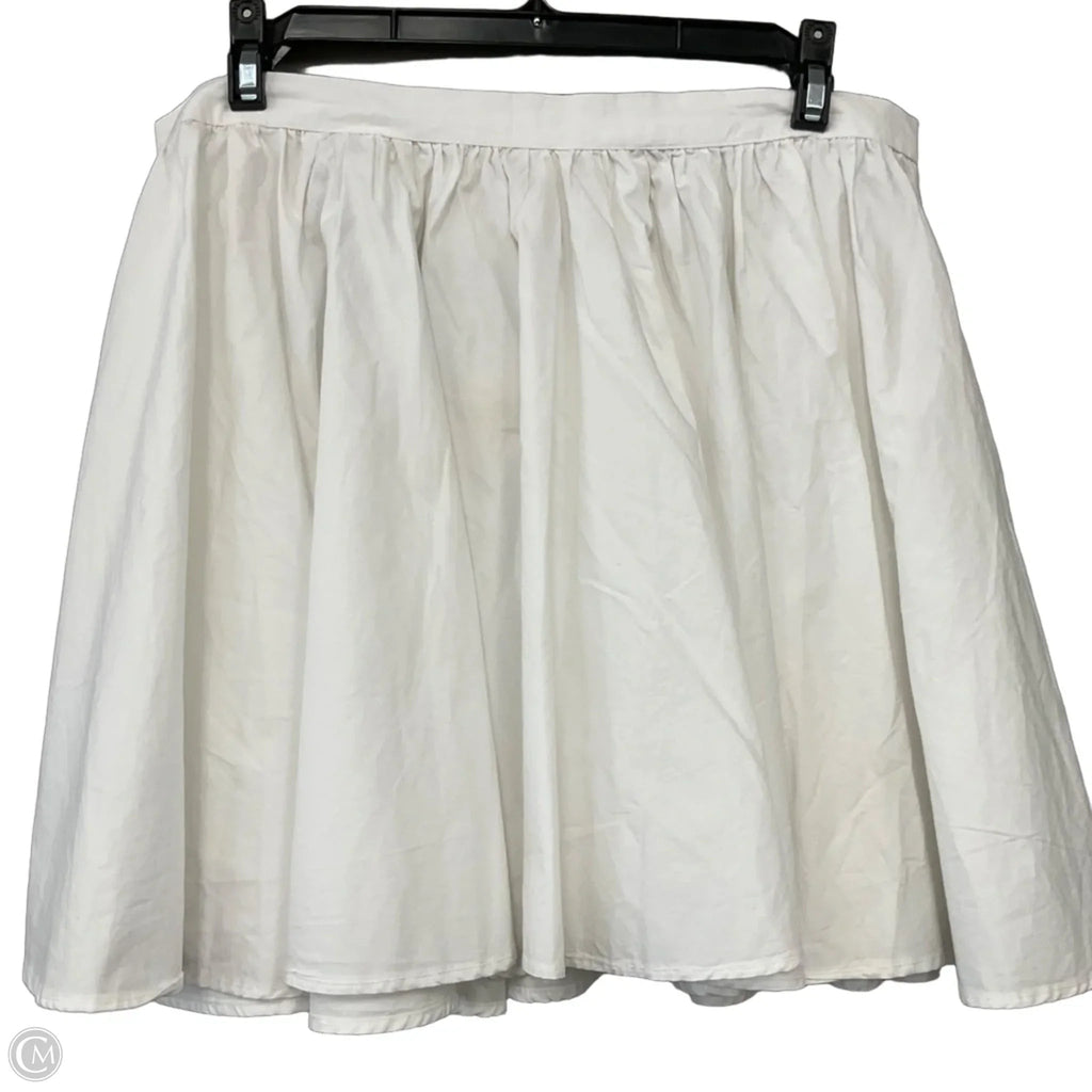 Skirt Mini & Short By Free People In White, Size: L