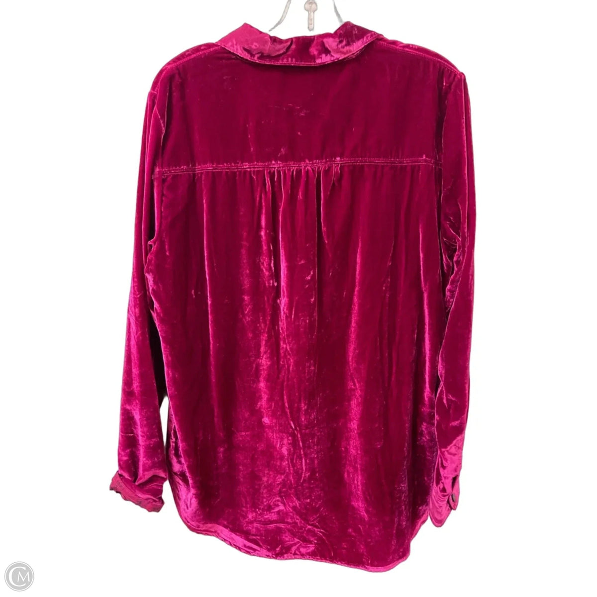 Blouse Long Sleeve By Pilcro In Purple, Size: M