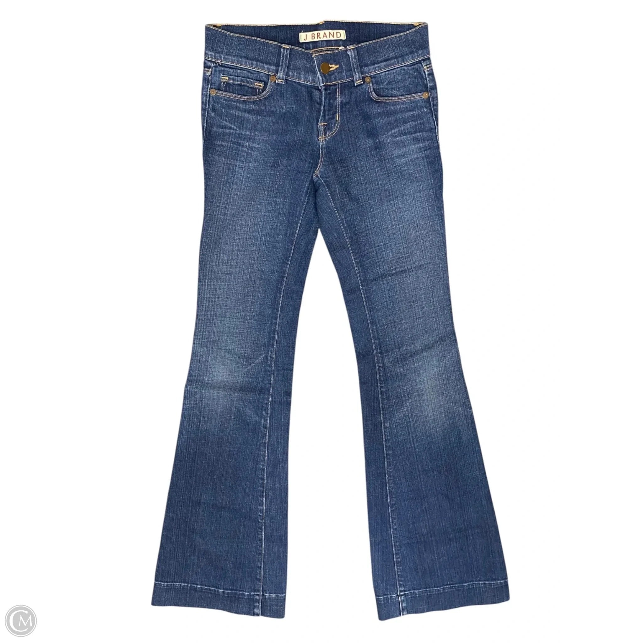 Jeans Boot Cut By J Brand In Blue Denim, Size: 0