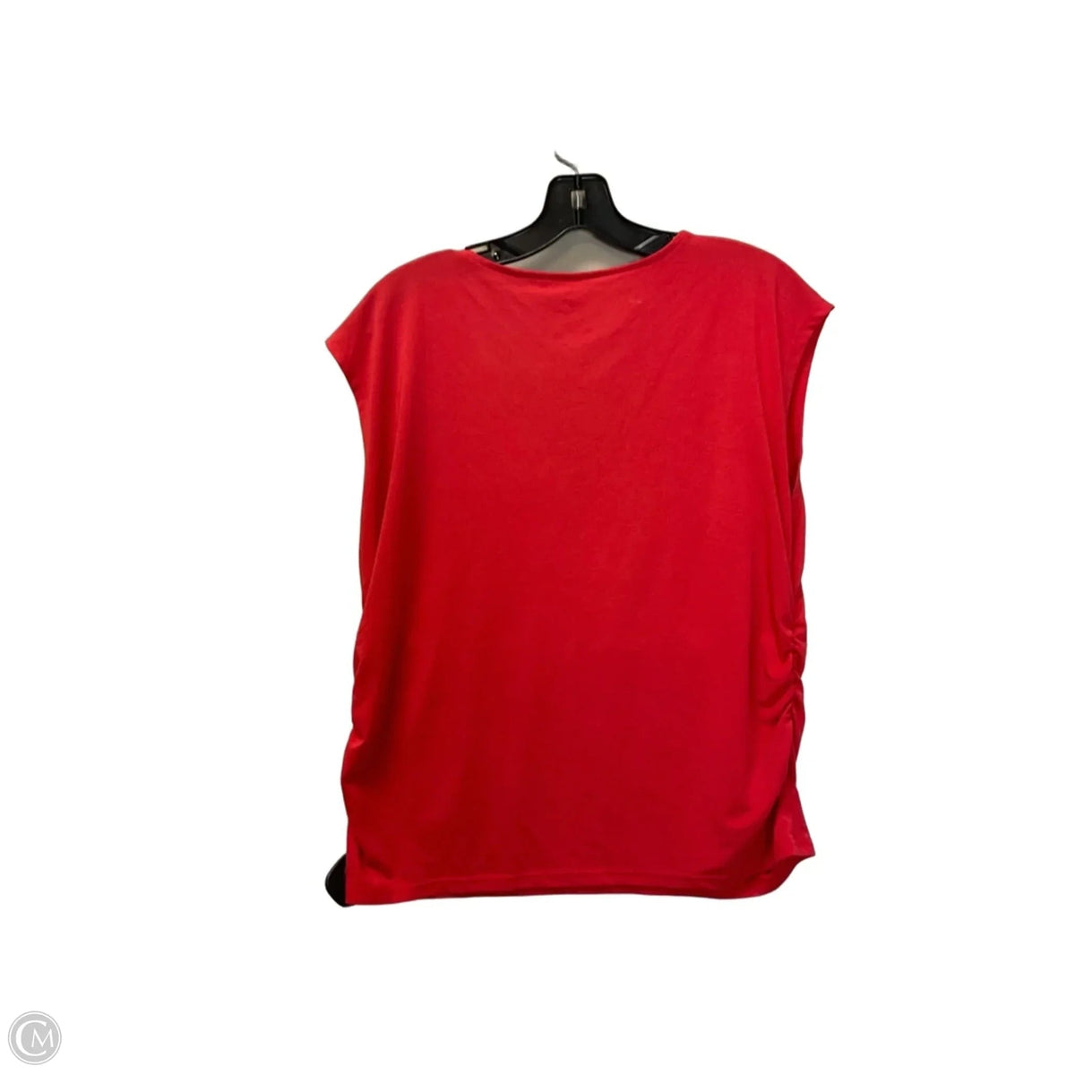 Top Sleeveless Basic By Peach In Red, Size: L