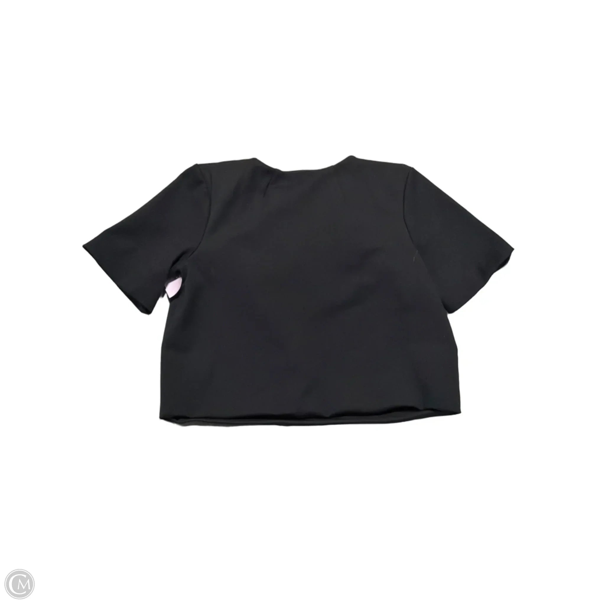 Top Short Sleeve By Express In Black, Size: M