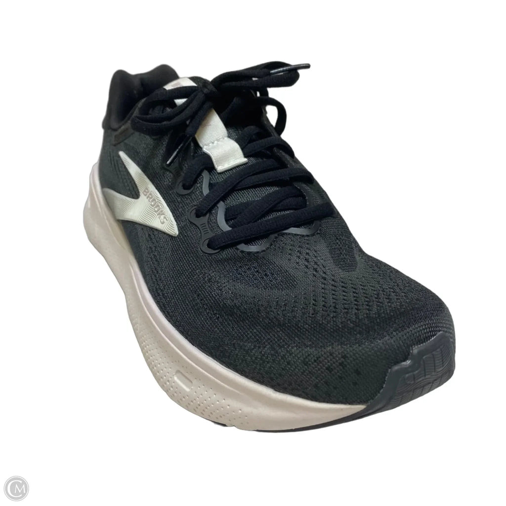 Shoes Athletic By Brooks In Black & White, Size: 8