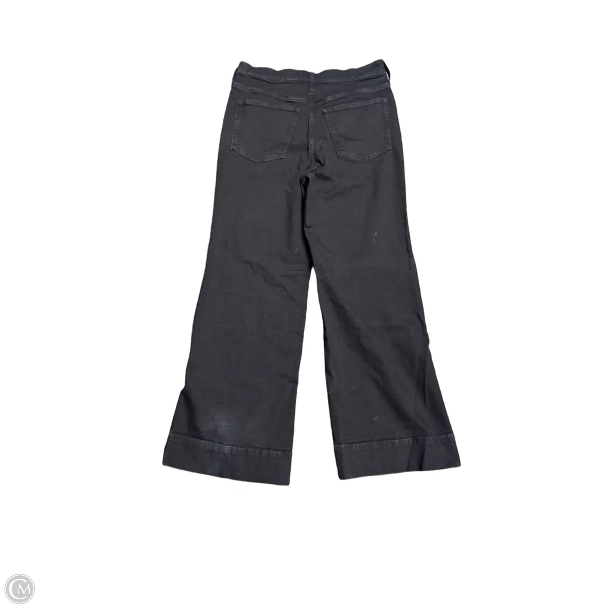 Jeans Wide Leg By J. Crew In Black, Size: 10
