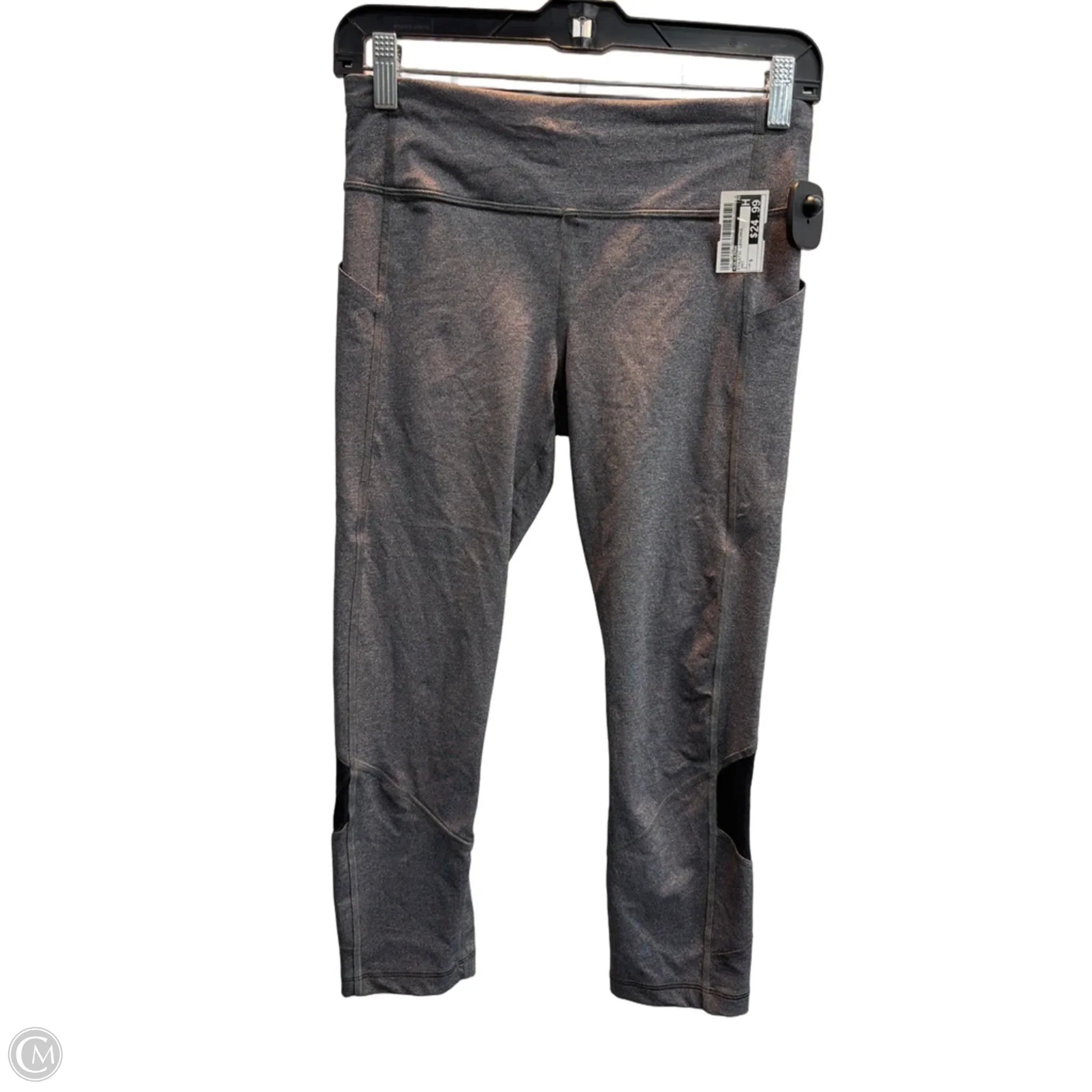 Athletic Leggings By Lululemon In Grey, Size: S