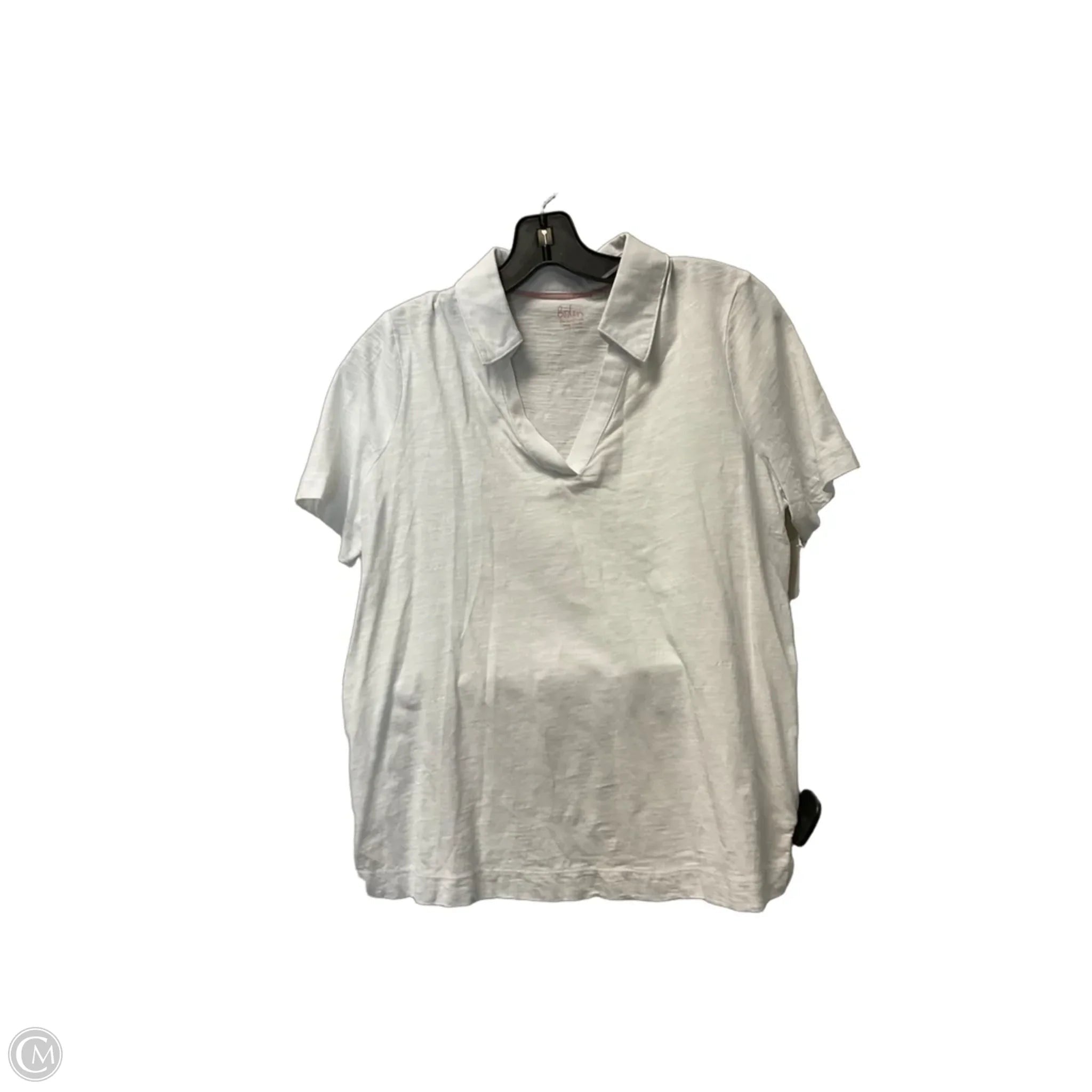 Top Short Sleeve By Boden In White, Size: M