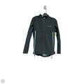 Athletic Jacket By Asics In Grey, Size: M