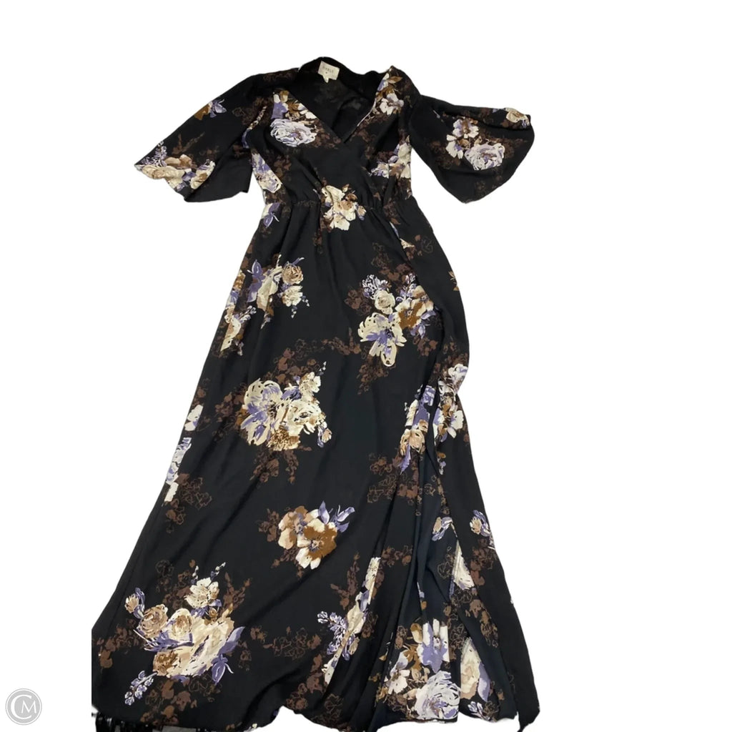 Dress Casual Maxi By Everly In Floral Print, Size: S