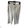 Jeans Wide Leg By Not Your Daughters Jeans In Cream Denim, Size: 6