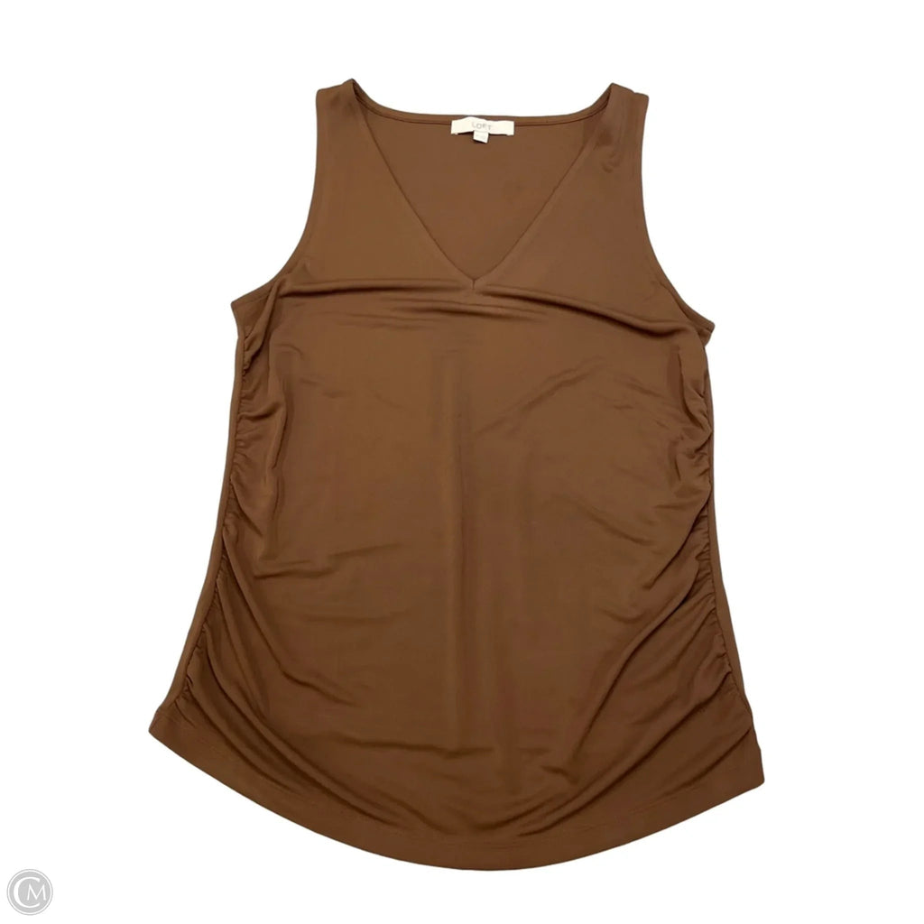Tank Top By Loft In Brown, Size: Xxl