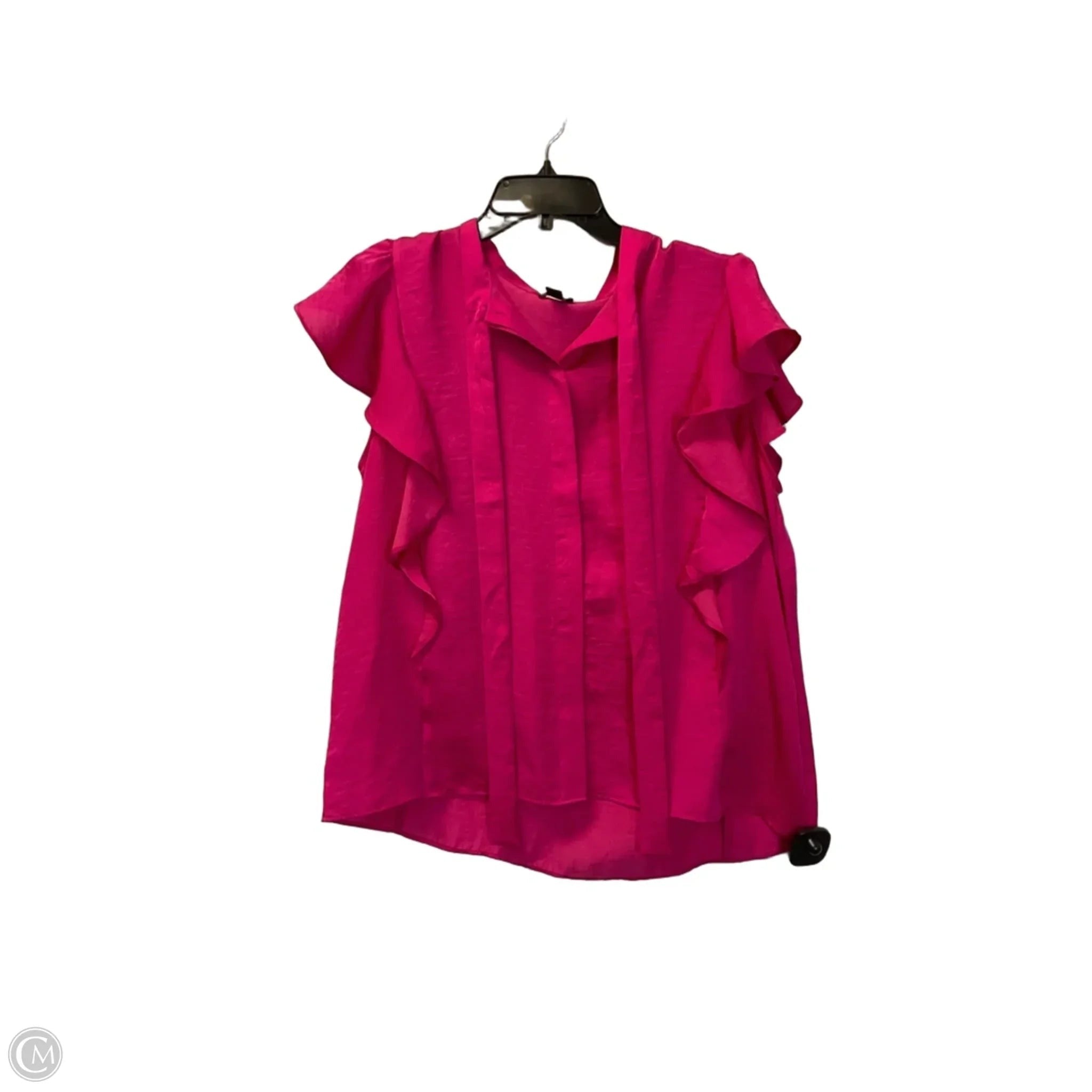 Top Sleeveless By Ann Taylor In Pink, Size: L