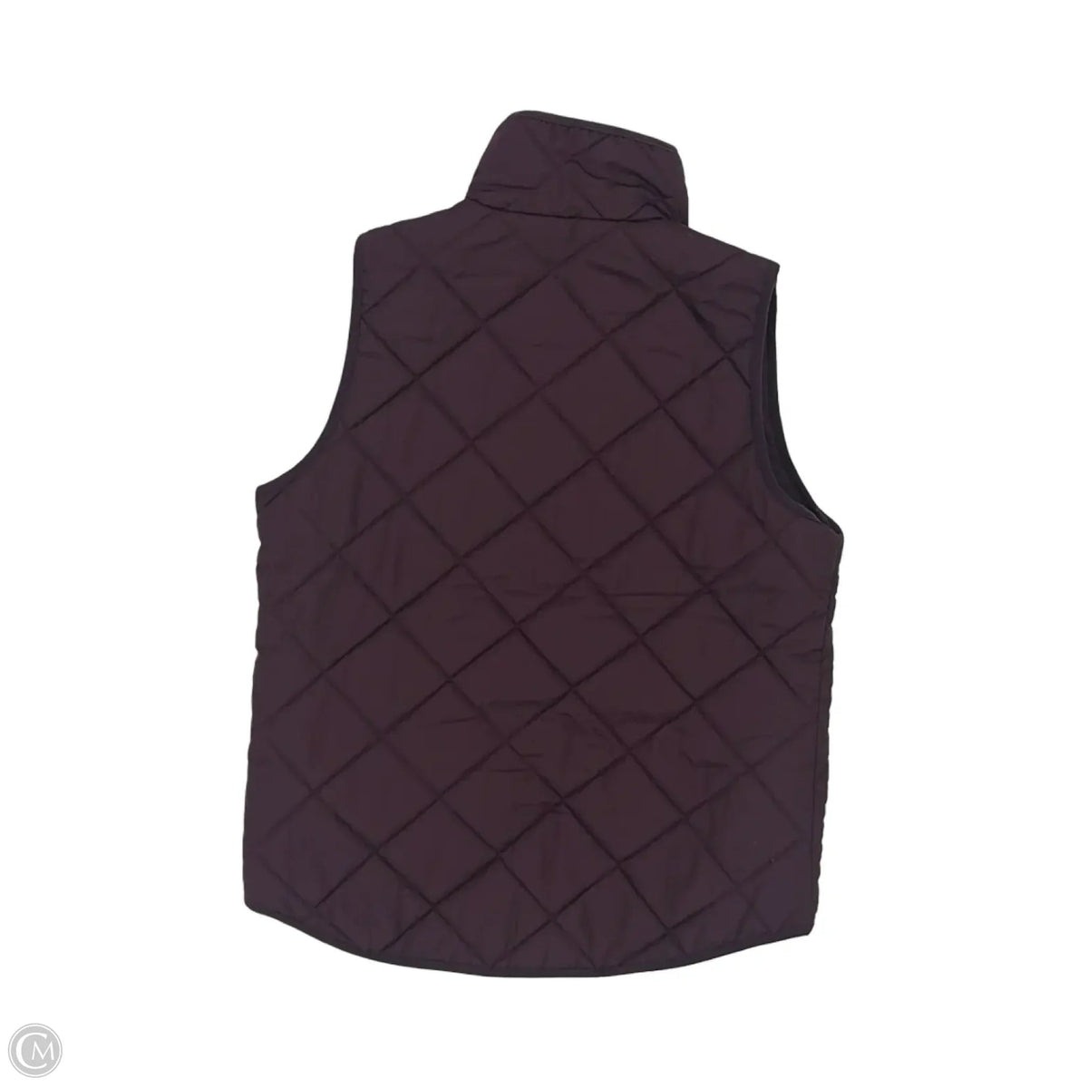Vest Puffer & Quilted By Thread And Supply In Purple, Size: S