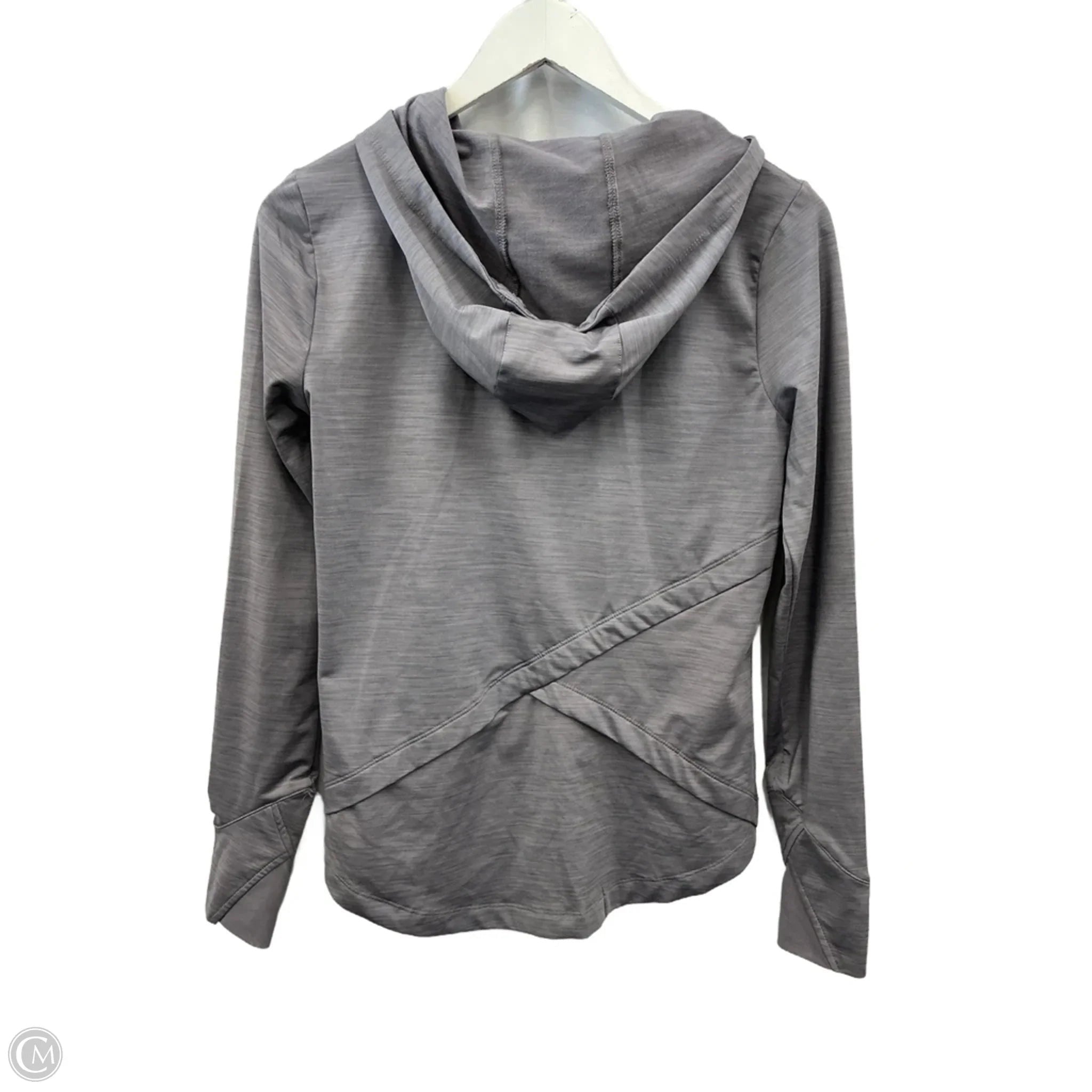 Athletic Top Long Sleeve Hoodie By 90 Degrees By Reflex In Purple, Size: S