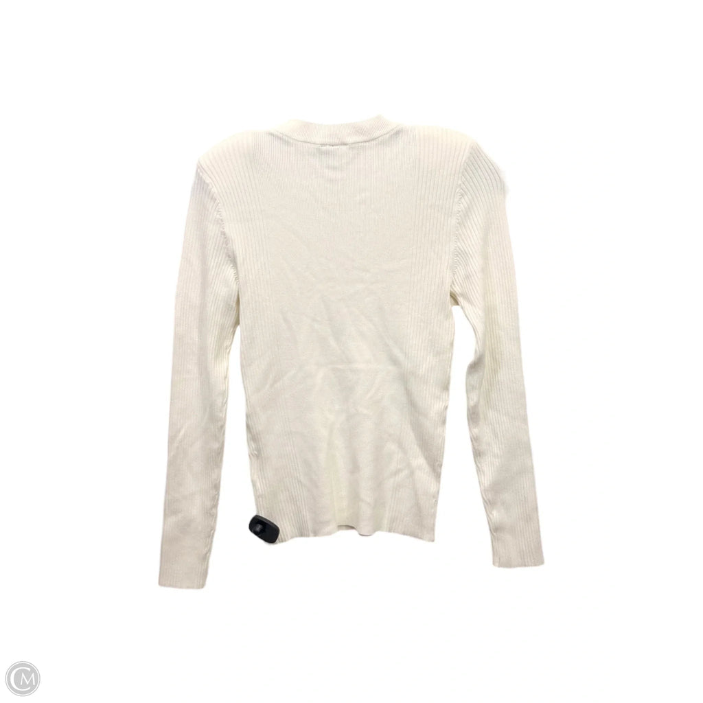 Sweater By Guess In Cream, Size: L