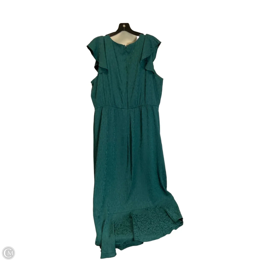 Dress Casual Maxi By Lane Bryant In Green, Size: 16