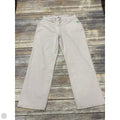Jeans Straight By Abercrombie And Fitch In Tan Denim, Size: 16