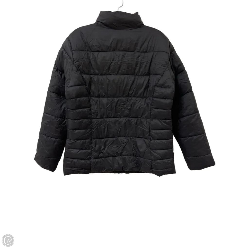 Coat Puffer & Quilted By Time And Tru In Black, Size: M