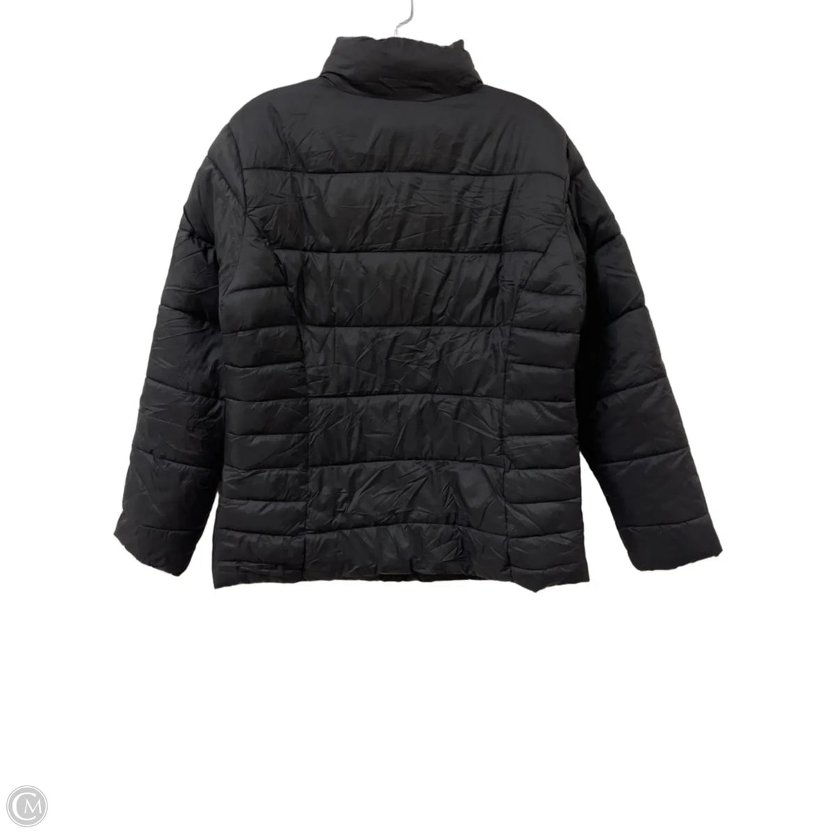 Coat Puffer & Quilted By Time And Tru In Black, Size: M
