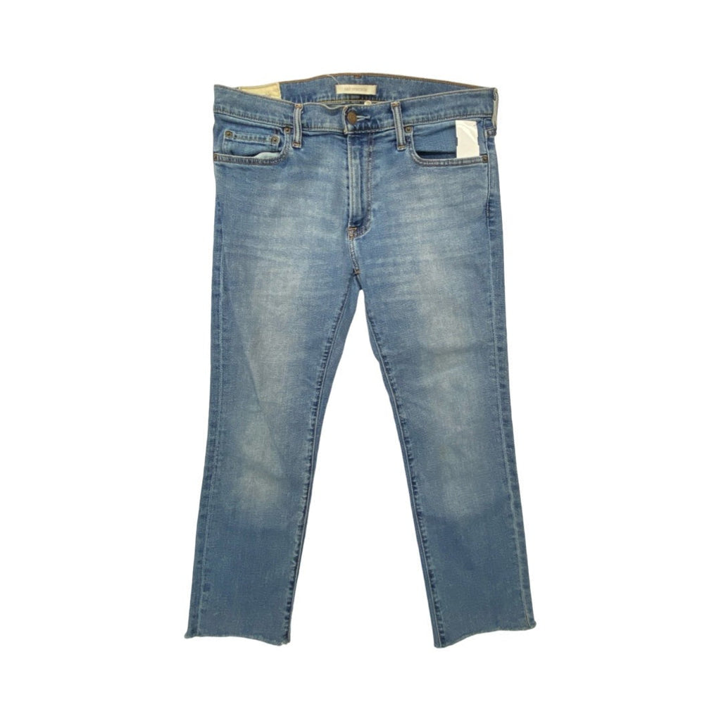 Jeans Straight By Abercrombie And Fitch In Blue, Size:14