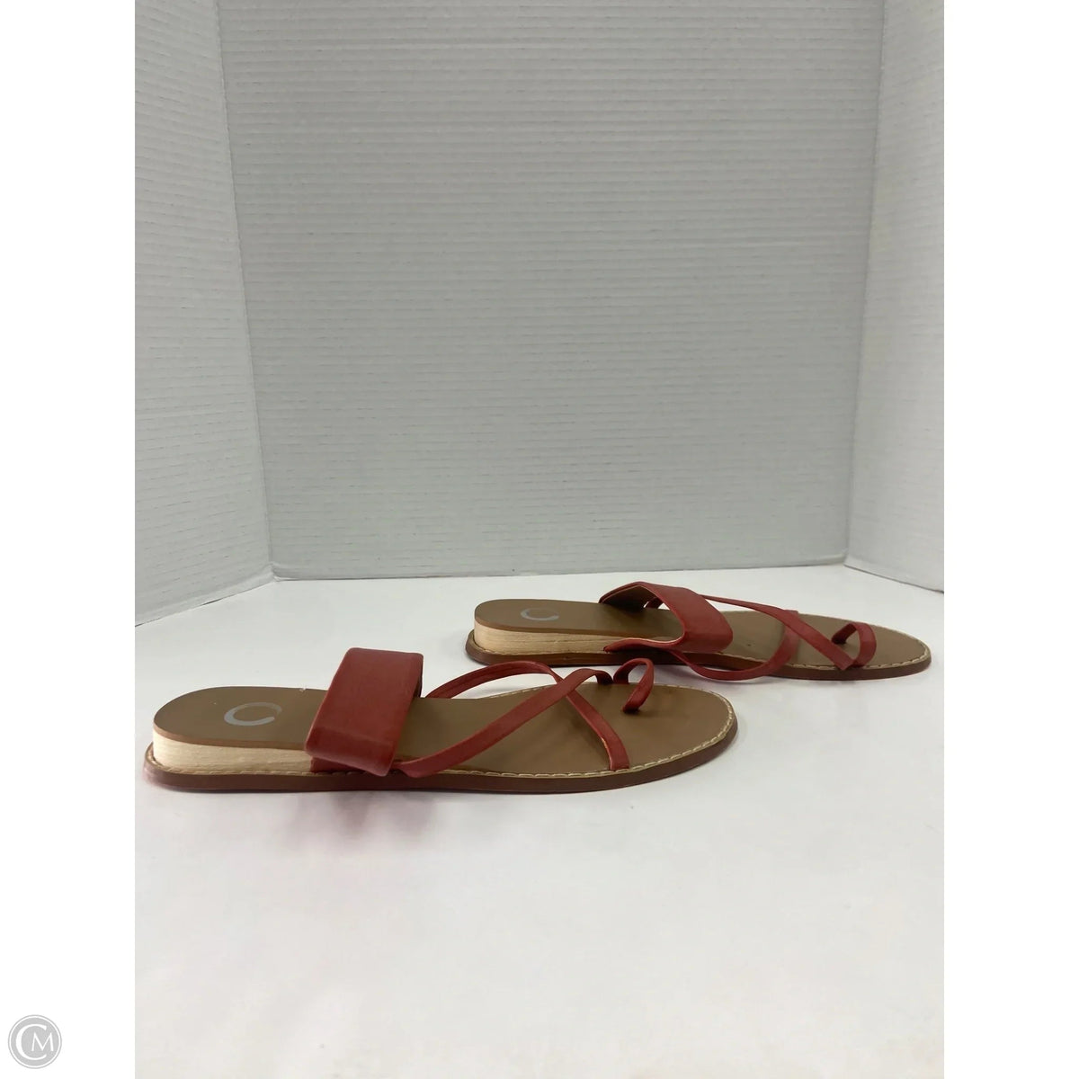 Sandals Heels Platform By Journee In Red, Size: 9