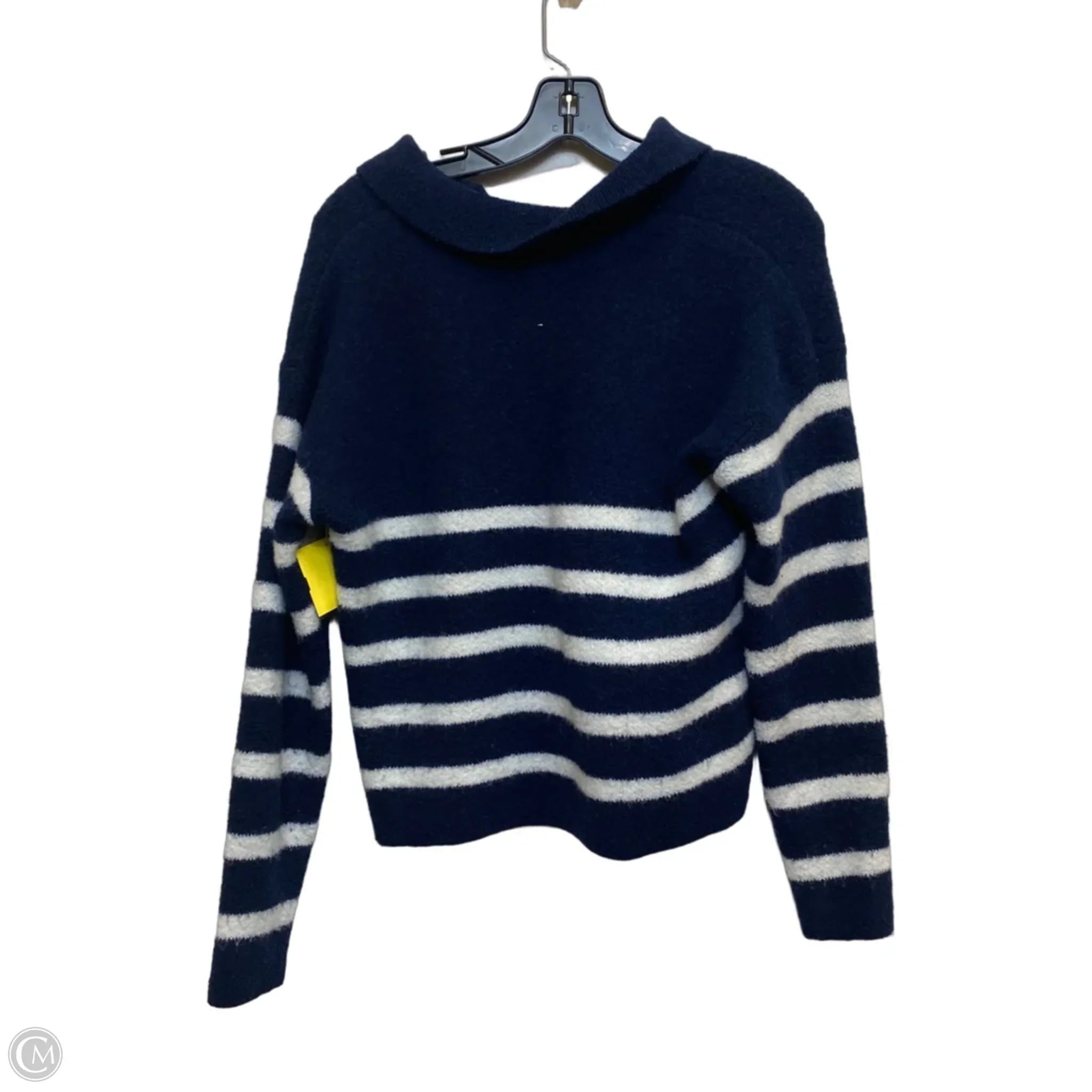 Sweater By A New Day In Blue & White, Size: Xs