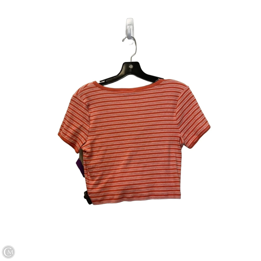 Top Short Sleeve Basic By Levis In Orange, Size: L