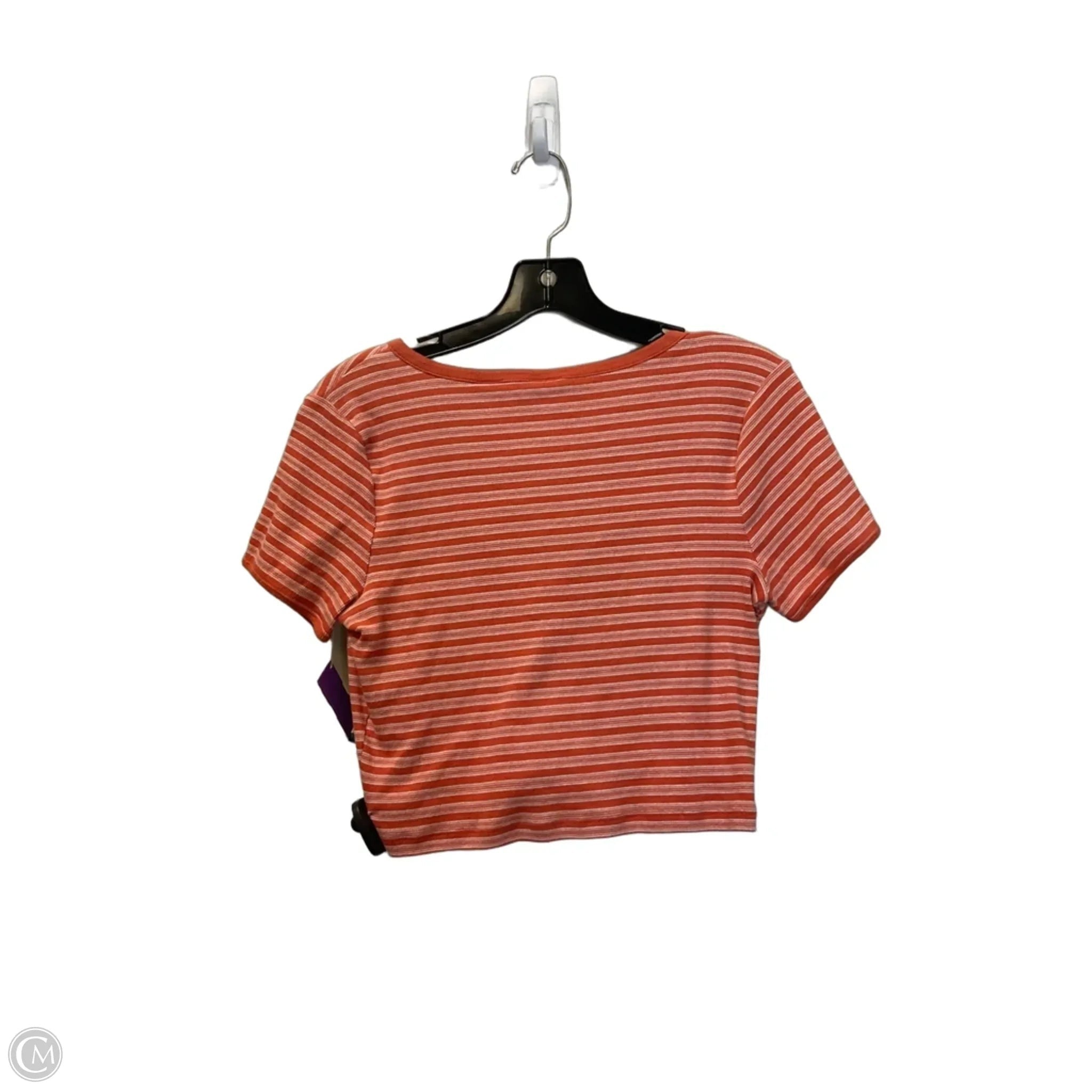 Top Short Sleeve Basic By Levis In Orange, Size: L