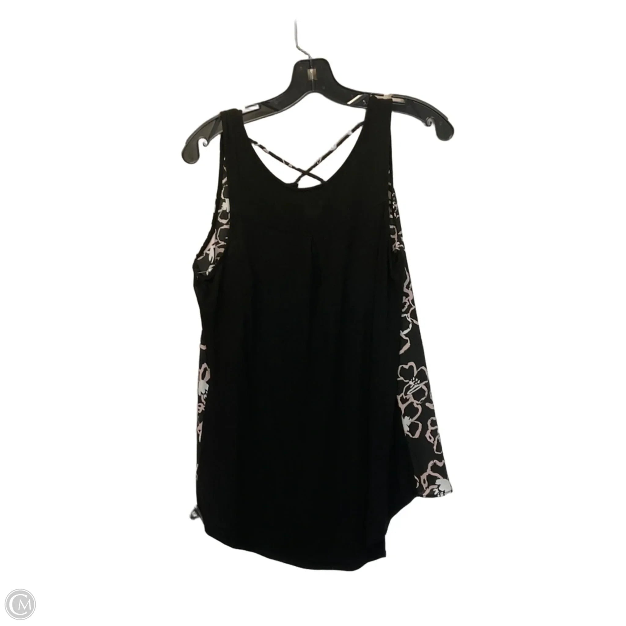 Top Sleeveless By Fortune & Ivy In Black, Size: M