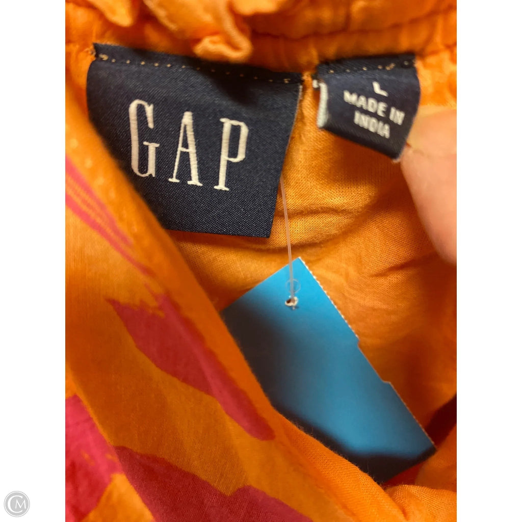 Dress Casual Maxi By Gap In Peach, Size: L