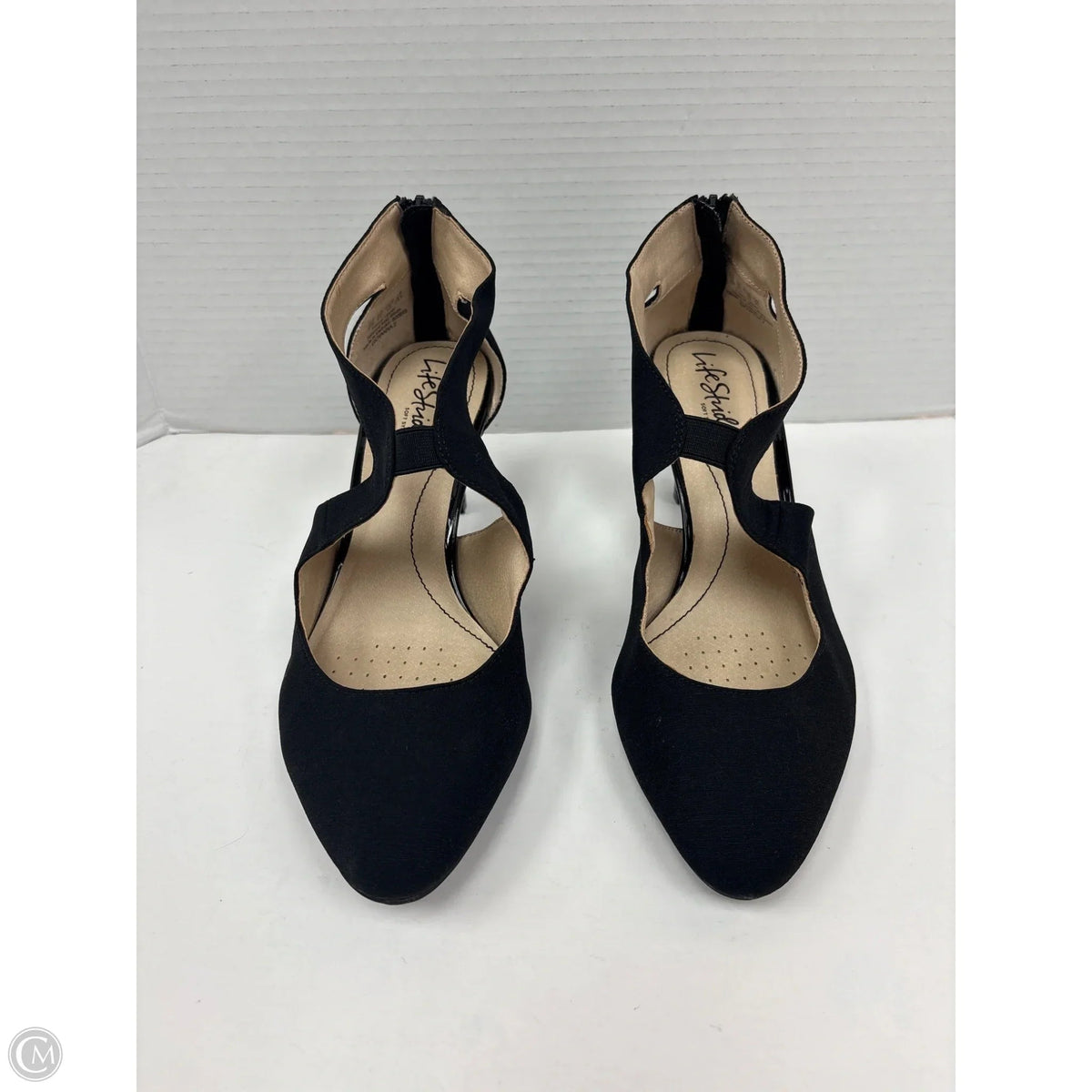 Shoes Heels Kitten By Life Stride In Black, Size: 9