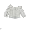 Blouse Long Sleeve By The Drop In White, Size: Xxl