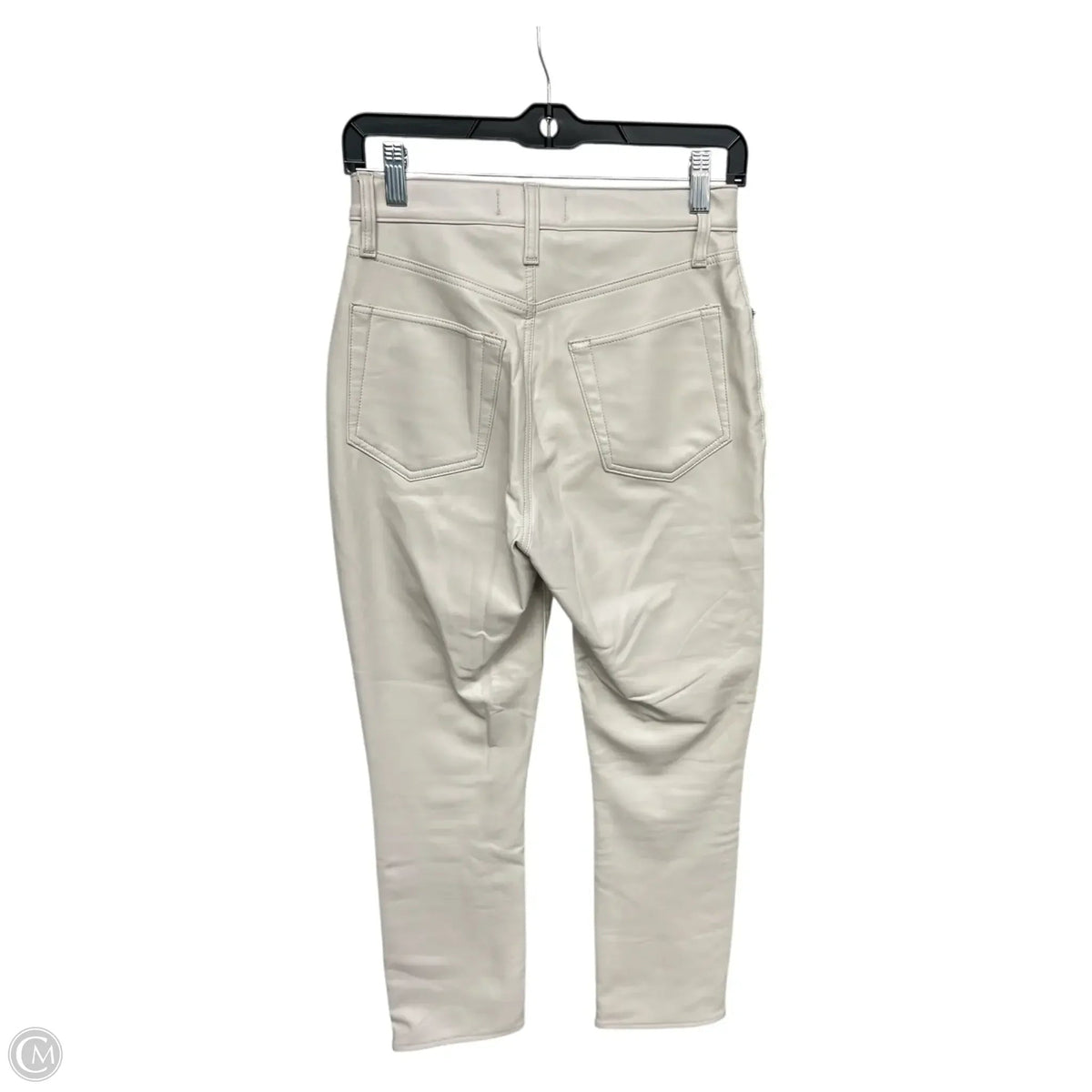 Jeans Straight By Abercrombie And Fitch In Cream, Size: 2p