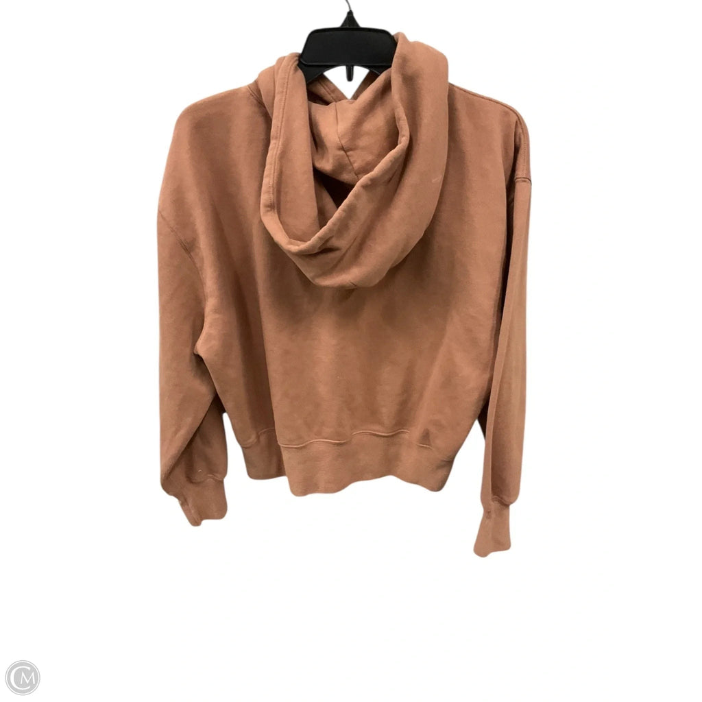 Sweatshirt Hoodie By Abercrombie And Fitch In Orange, Size: Xl