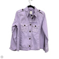 Jacket Denim By Gap In Purple, Size: L