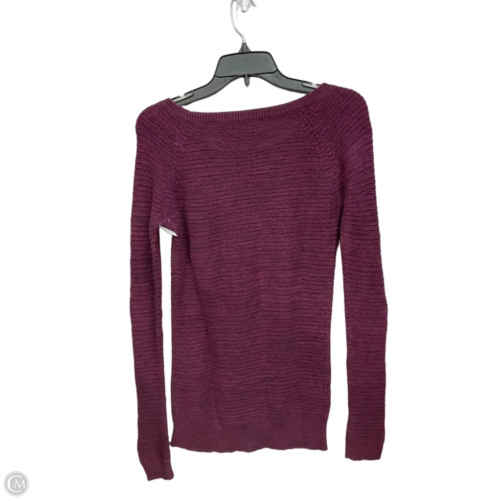 Top Long Sleeve By Loft In Purple, Size: Xs