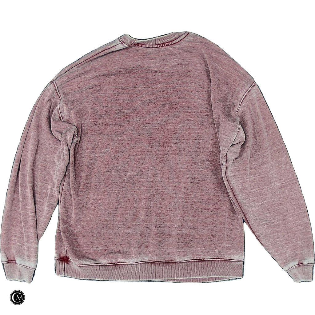 Sweatshirt Crewneck By Goodie Two Sleeves In Purple, Size: L