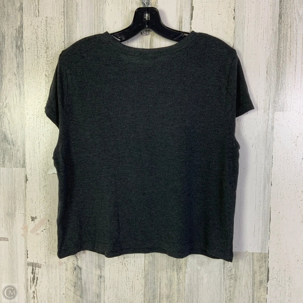 Top Short Sleeve Designer By Agolde In Grey, Size: L