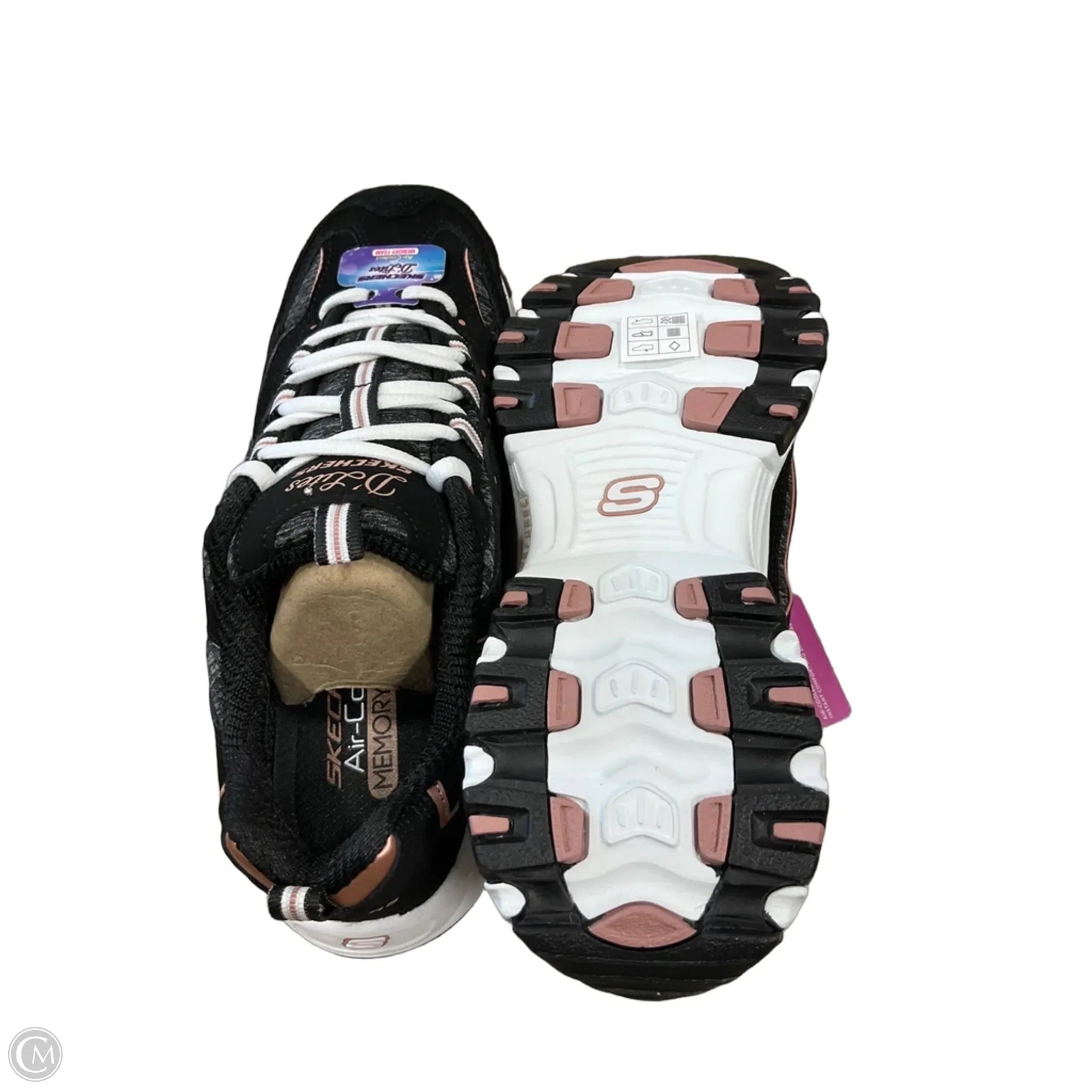Shoes Athletic By Skechers In Black, Size: 8