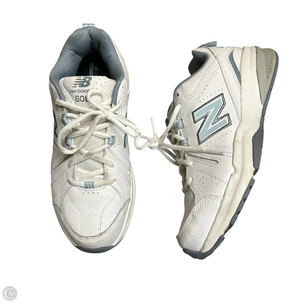 Shoes Athletic By New Balance In Blue & White, Size: 8.5