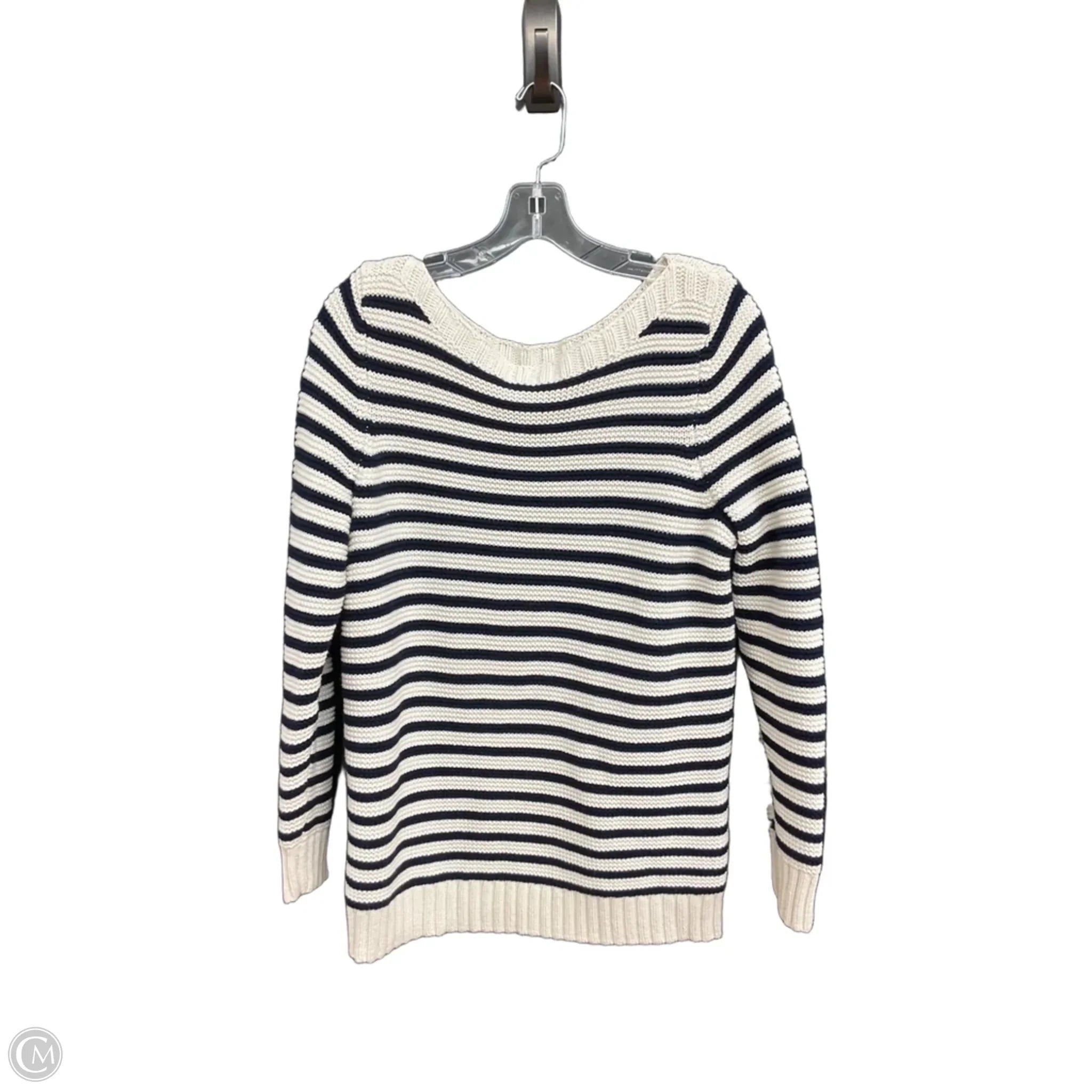 Sweater By Talbots In Striped Pattern, Size: 1x