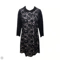 Ameera Scallop Hem Lace Dress By Ted Baker In Black & Pink, Size: 2