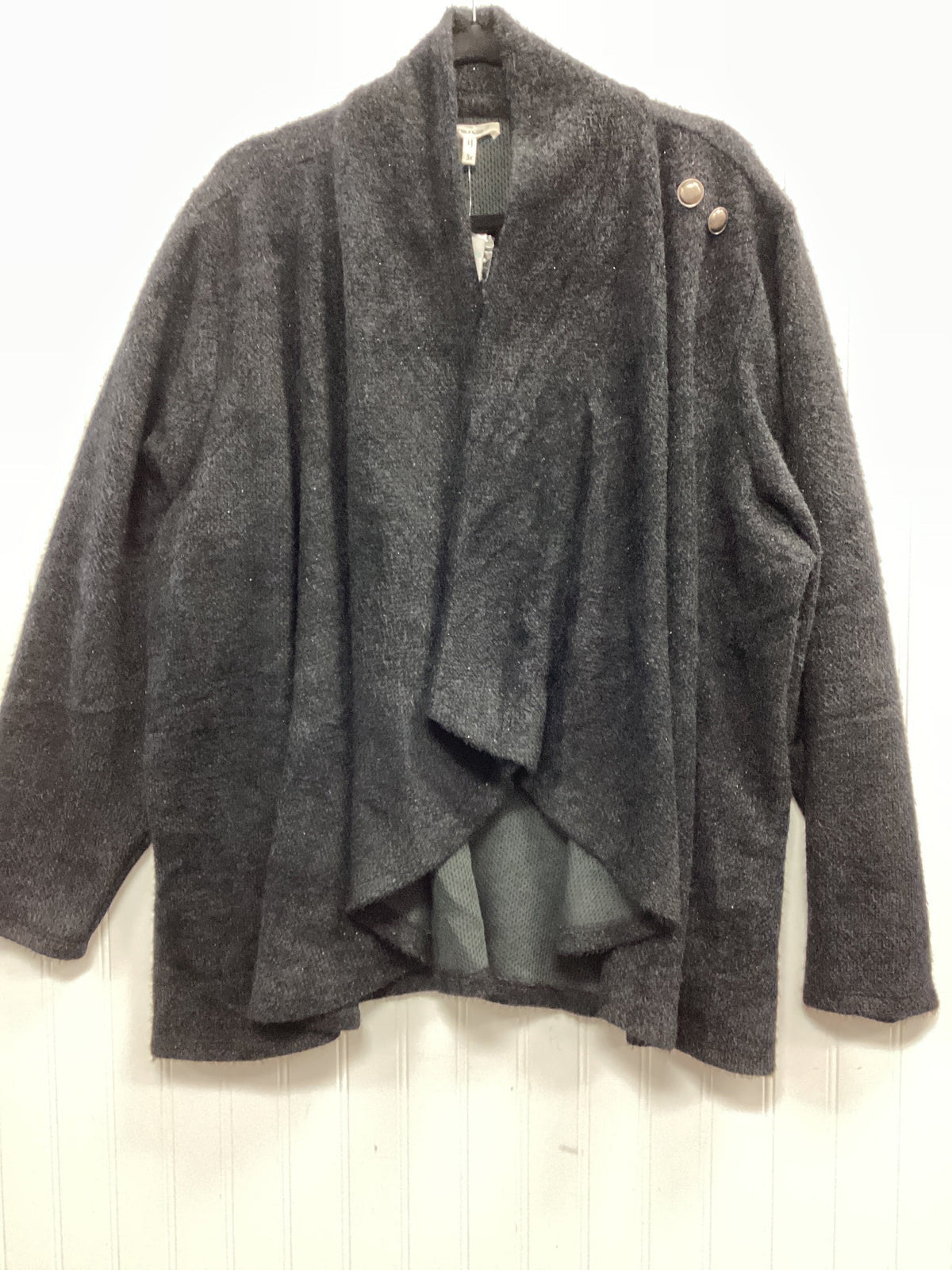 Sweater Cardigan By Maurices In Black, Size:3X