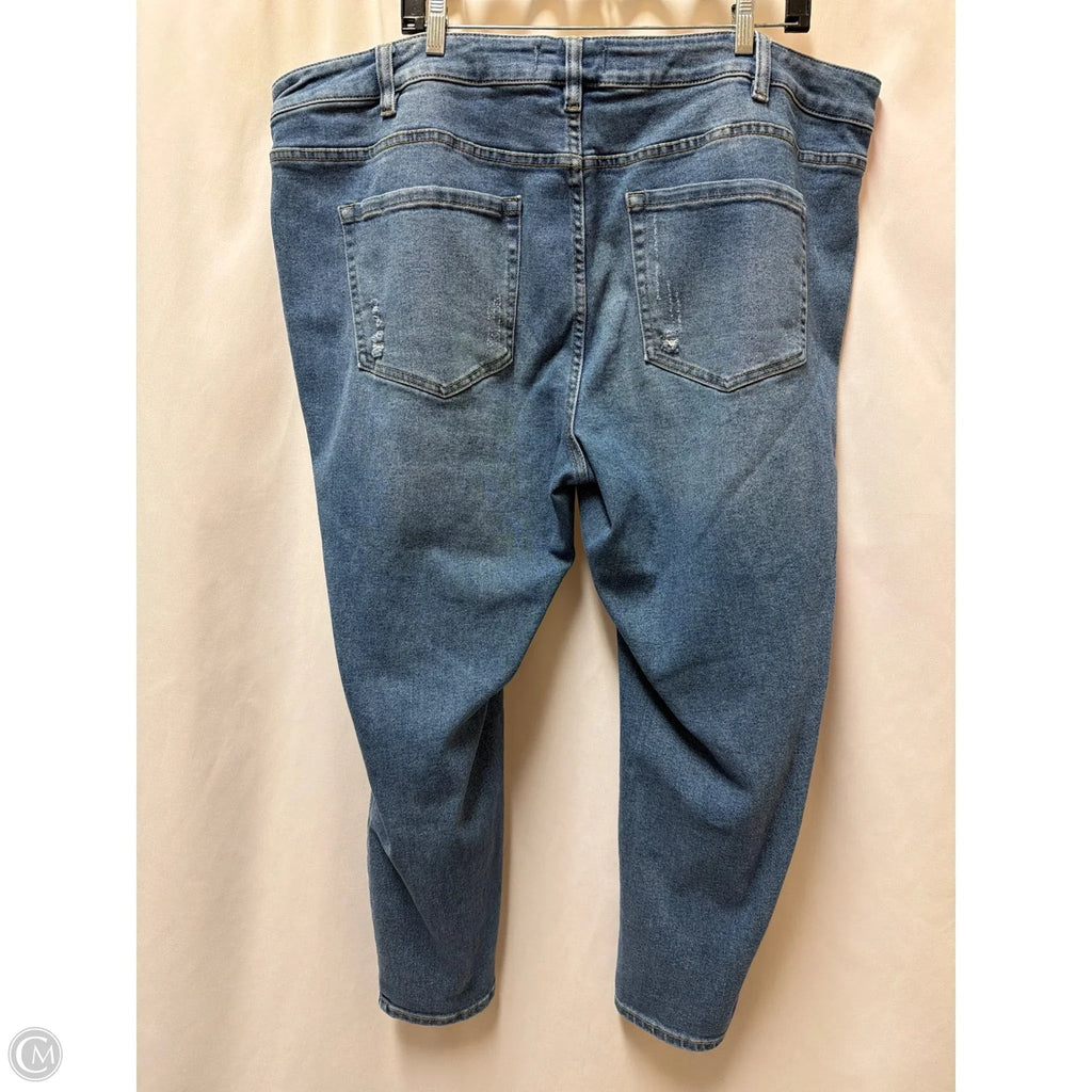 Jeans Straight By Lane Bryant In Blue Denim, Size: 22