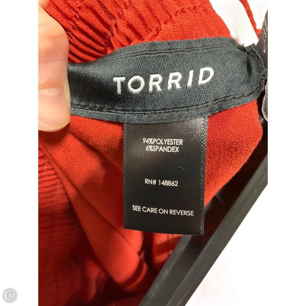 Pants Dress By Torrid In Orange, Size: L