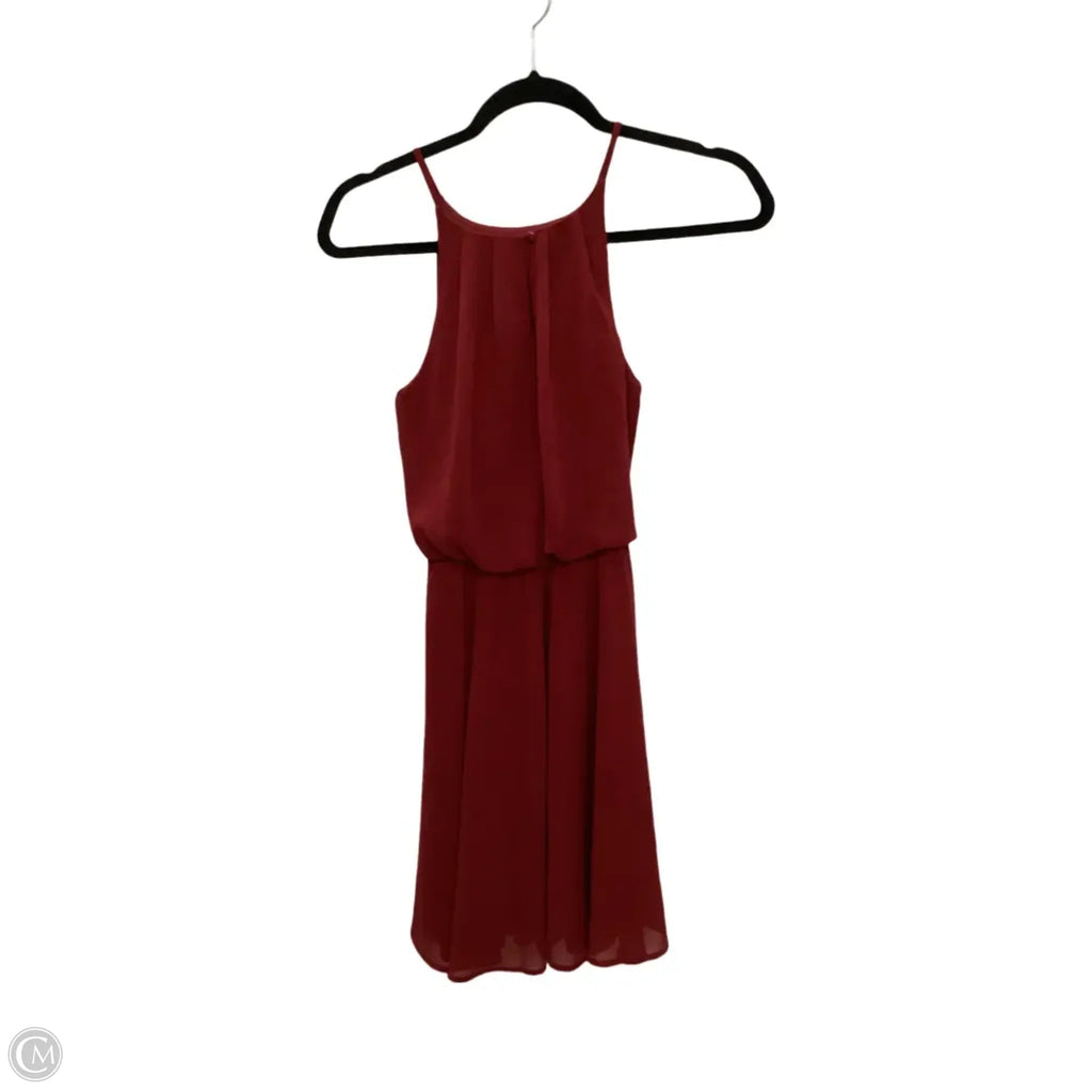 Dress Casual Short By Miami In Red, Size: Xs