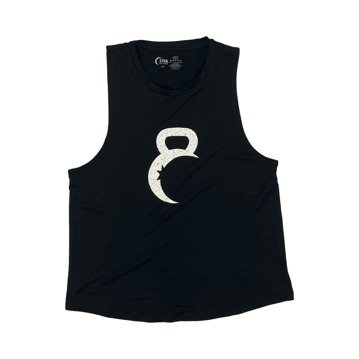 Athletic Tank Top By Zyia In Black, Size:Xxxl