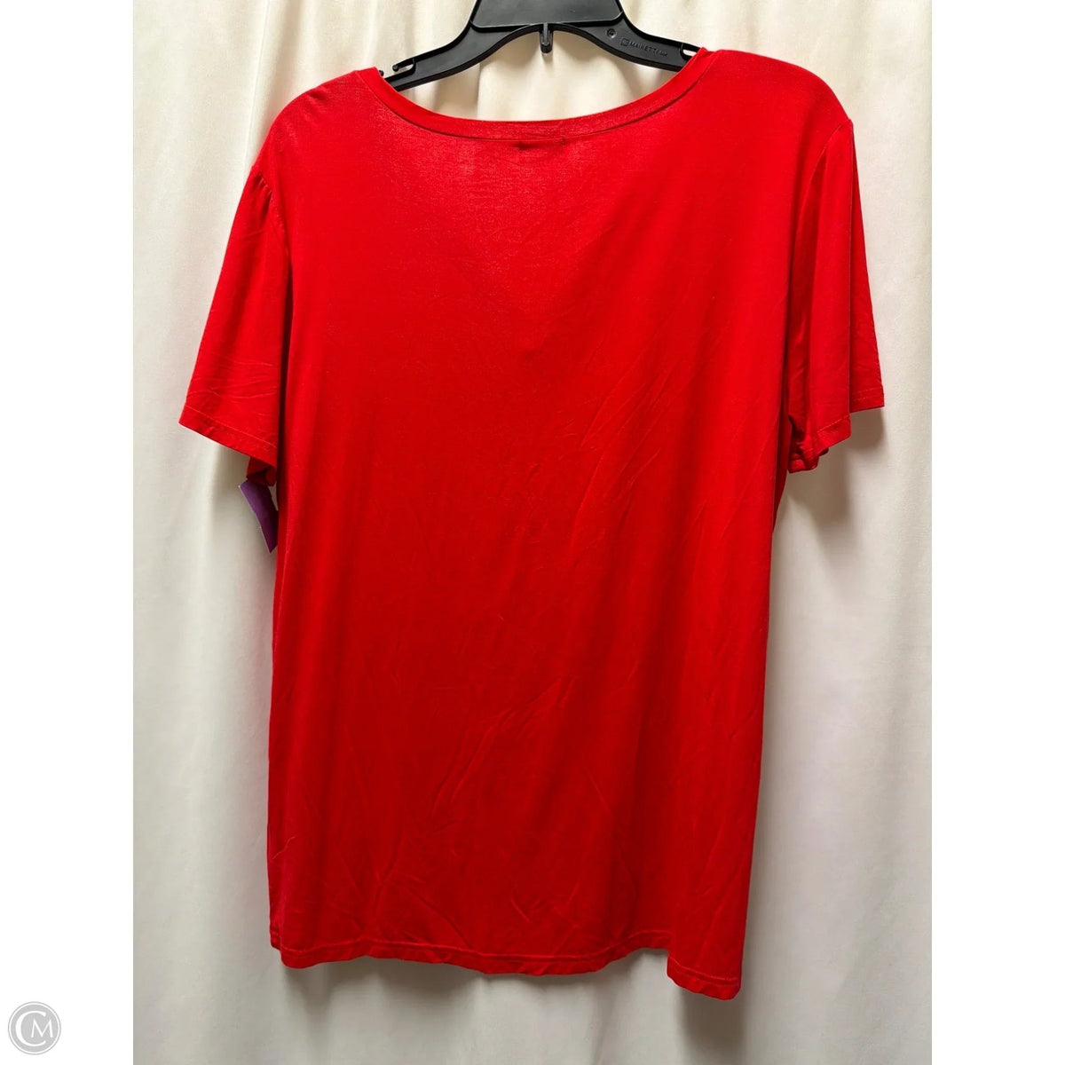Top Short Sleeve By Piko In Red, Size: M