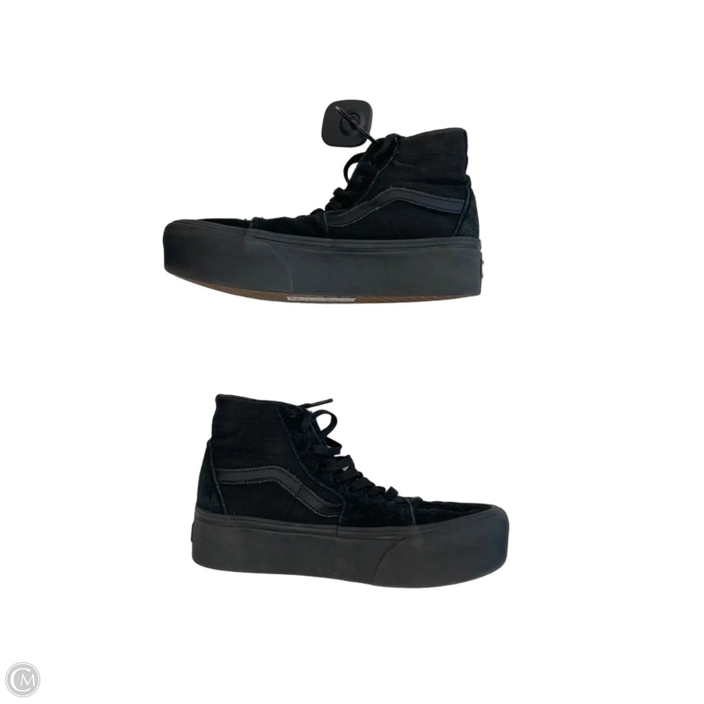 Shoes Sneakers By Vans In Black, Size: 8