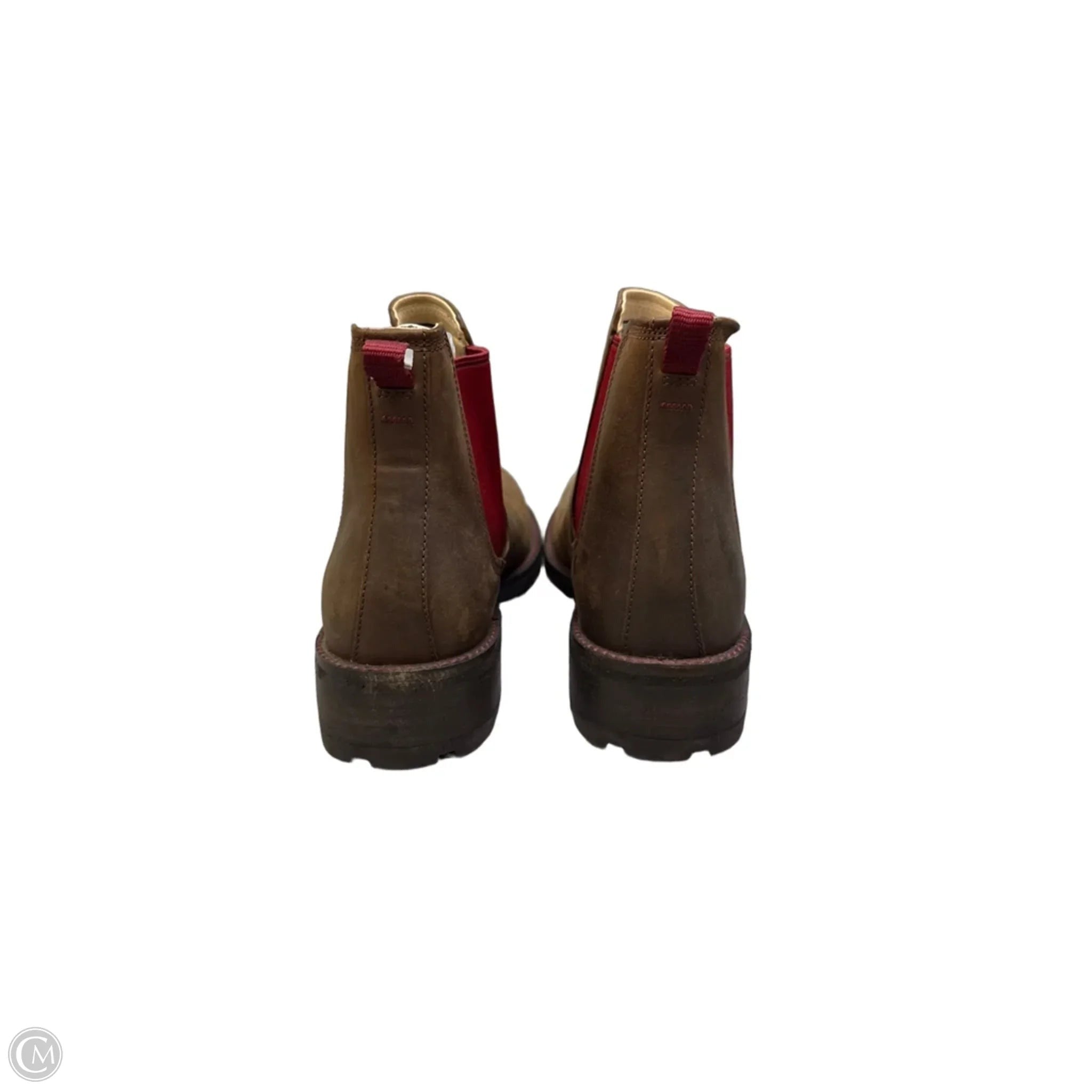 Boots Ankle Flats By Keen In Brown, Size: 9