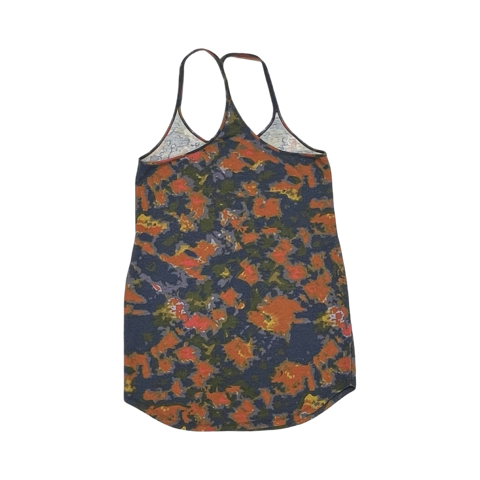Dress Casual Short By Venus In Blue & Orange, Size:M
